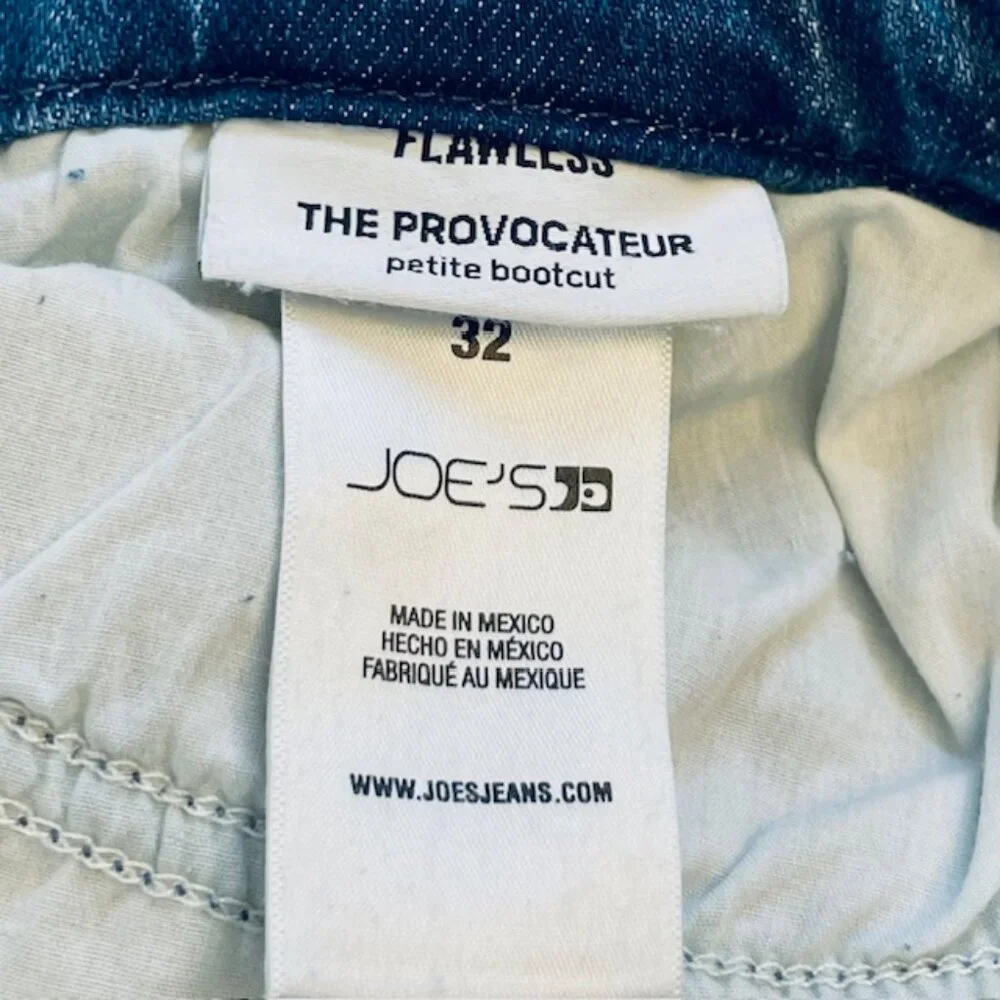Joe's Jeans Flawless Petite Bootcut Provacateur High Stretch Denim 32 X 30 - Picture 11 of 12